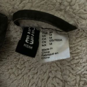 Olive green parka from H&M